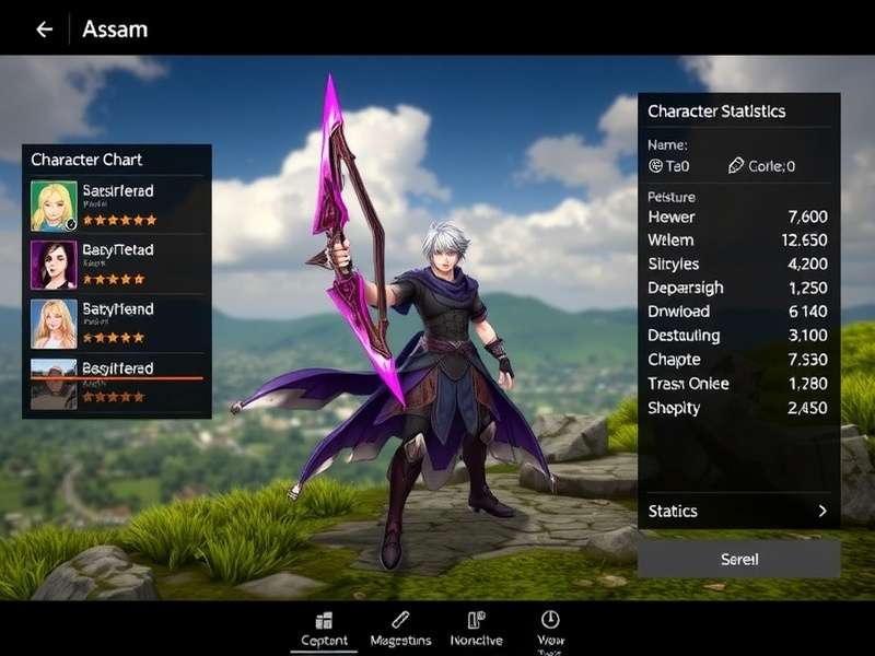 Legendary Titan Assam Game Screenshot - Character in Assamese Landscape